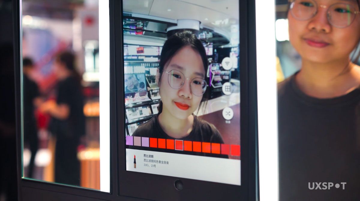 In-store usability testing AR cosmetic app